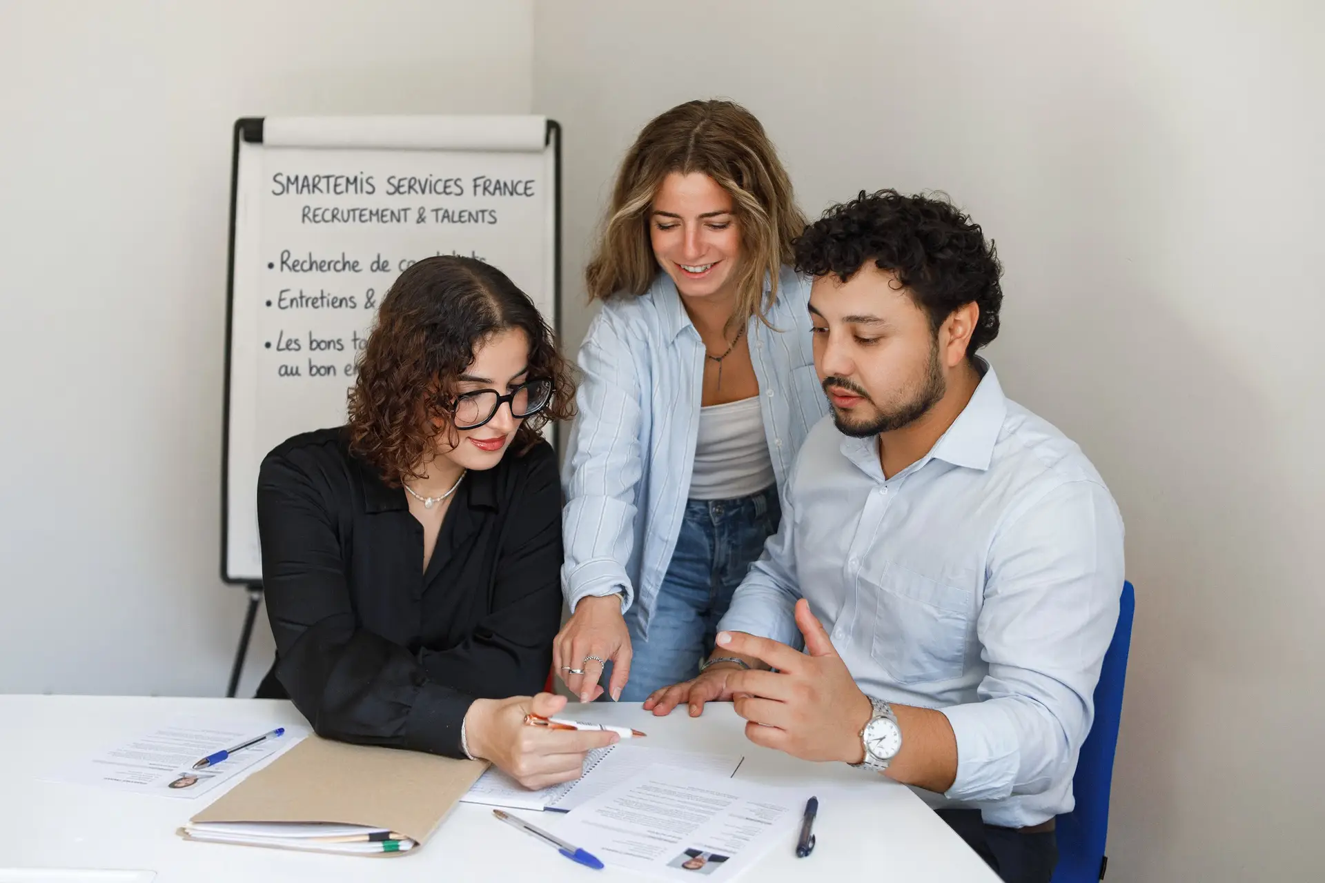 Equipe recrutement Smartemis